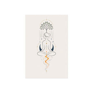 Still Root Minimal Meditation Print