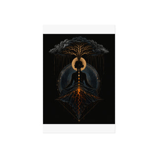 Rain Tree Meditation Art Print