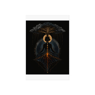 Rain Tree Meditation Art Print