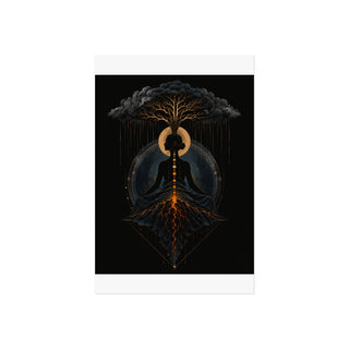 Rain Tree Meditation Art Print