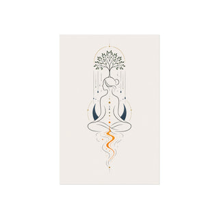 Still Root Minimal Meditation Print