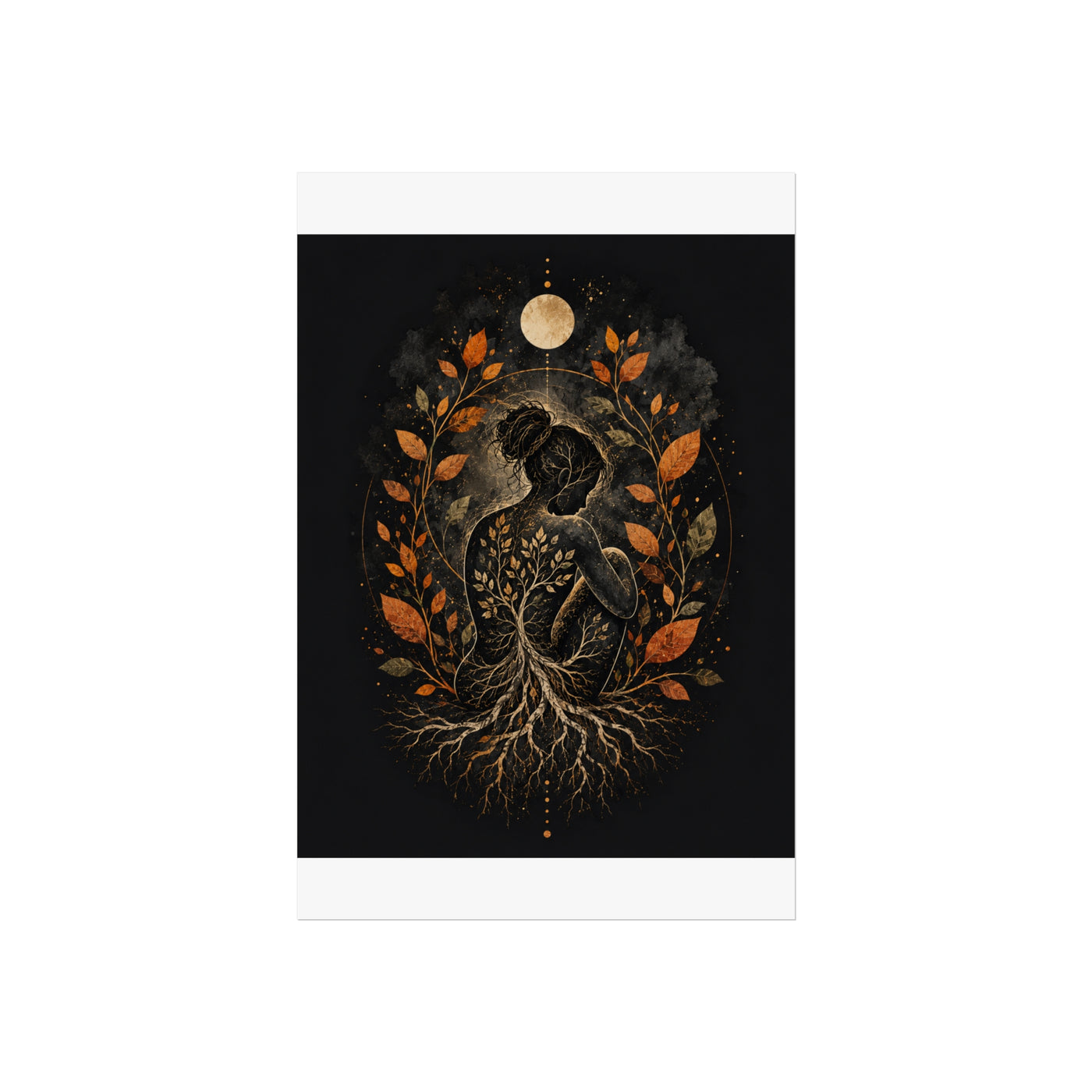 Ancestral Garden Heart Print
