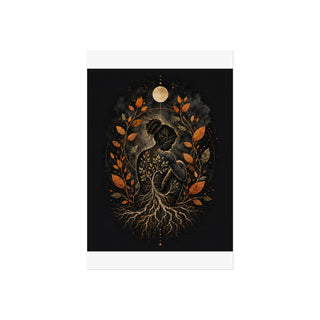 Ancestral Garden Heart Print