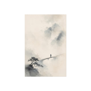 Quiet Crossing Mist Art Print